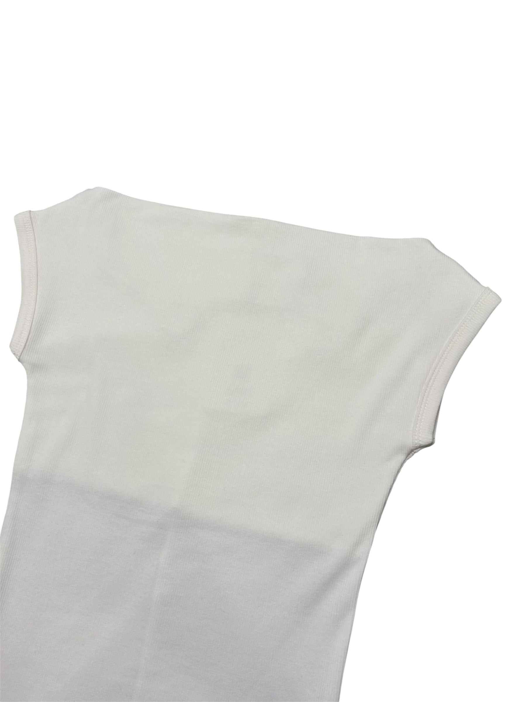 off shoulder ribbed top